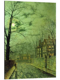 Magnettafel Eine mondhelle Straße