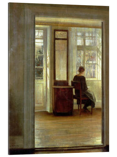 Gallery print Lady in an interior