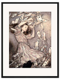 Gerahmter Kunstdruck Alices Abenteuer im Wunderland