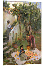 Magnettafel Die Orangensammler