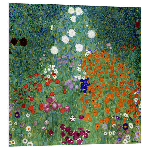 Foam board print Flower Garden