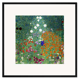 Gerahmter Kunstdruck Bauerngarten