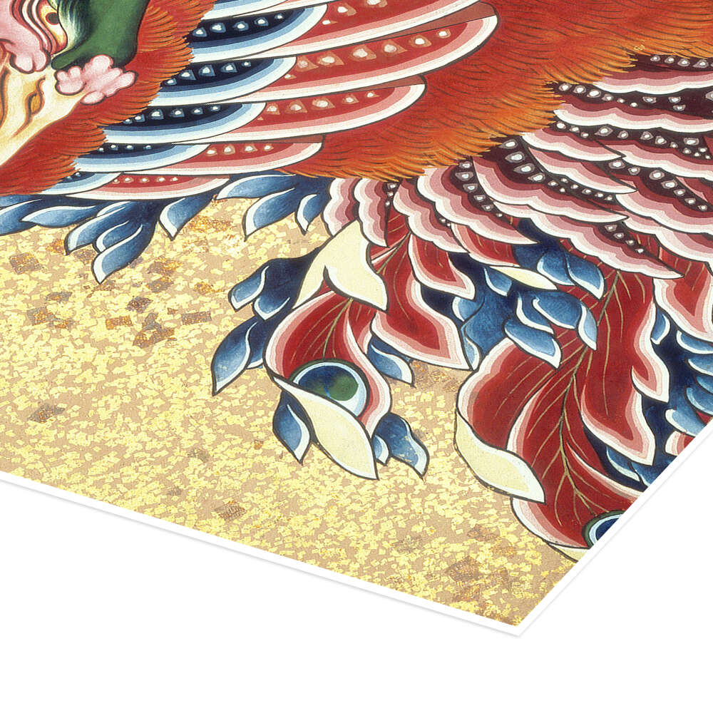 Phoenix (detail) print by Katsushika Hokusai | Posterlounge Phoenix (detail) print by Katsushika Hokusai | Posterlounge