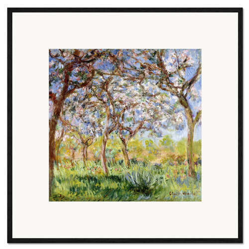 Framed art print Spring at Giverny