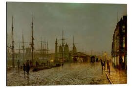 Magnettafel Hull Docks bei Nacht