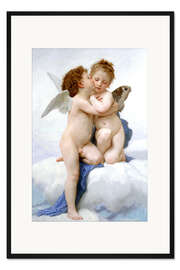 Gerahmter Kunstdruck Der erste Kuss