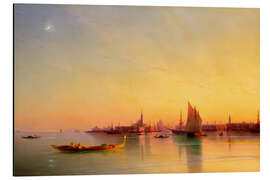 Magnettafel Sonnenuntergang in der Bucht von Venedig