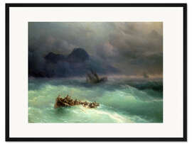Gerahmter Kunstdruck Der Schiffbruch