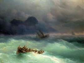 Magnettafel Der Schiffbruch