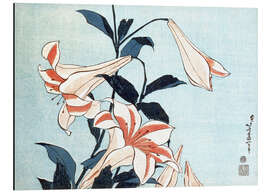 Magnettafel Trompetenlilien