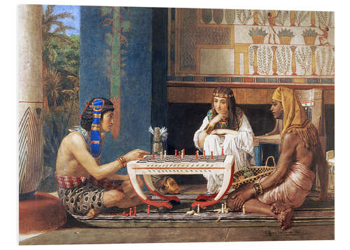 PVC-taulu Egyptian Chess Players