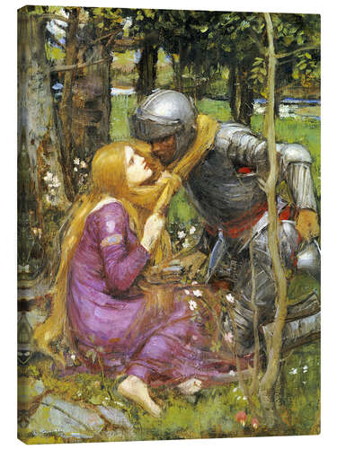 Canvas print Study for La Belle Dame sans Merci