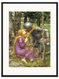 Gerahmter Kunstdruck Eine Studie für La Belle Dame sans Merci