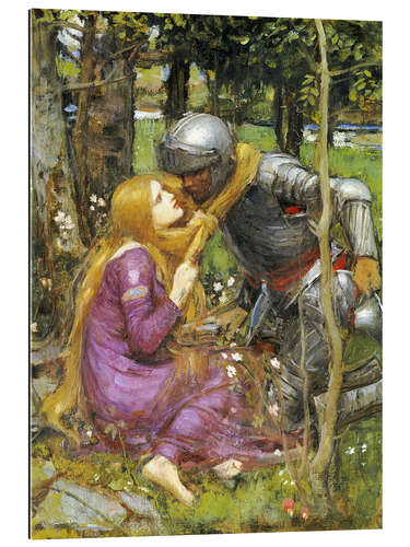 Galleritryck A study for La Belle Dame sans Merci