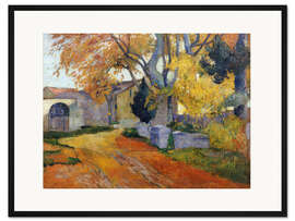 Gerahmter Kunstdruck L'Allee des Alyscamps