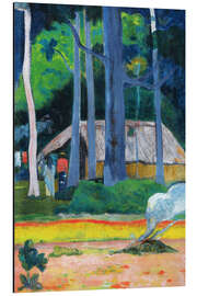 Magnettafel Hütte in den Bäumen