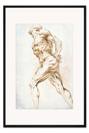 Gerahmter Kunstdruck Anatomische Studie