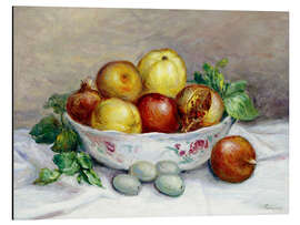 Magnettafel Stillleben mit einem Granatapfel