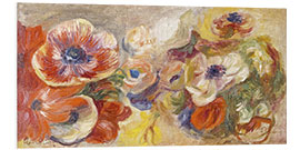 Quadro em PVC anemones