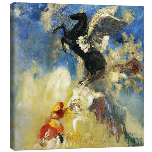 Canvas print The Black Pegasus