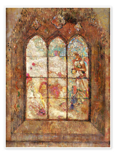 Poster The stained glass windows