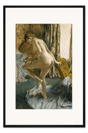 Gerahmter Kunstdruck Nach dem Bad I