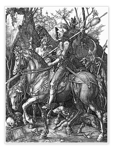 Poster Ritter, Tod und Teufel