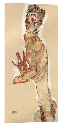 Gallery print Self-Portrait with Splayed Fingers