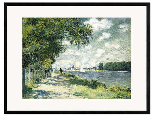 Framed art print The Seine at Argenteuil