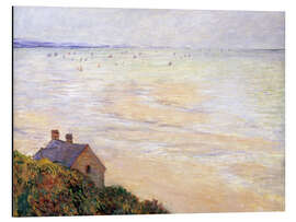 Magnettafel Die Hütte in Trouville bei Ebbe