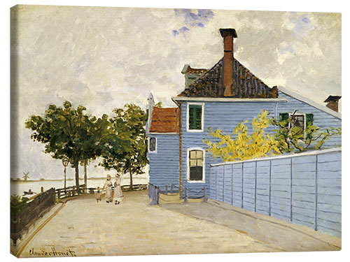 Canvas print The Blue House, Zaandam