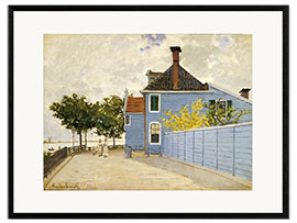 Impresión de arte enmarcada The Blue House, Zaandam