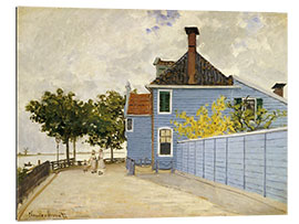 Tableau en plexi-alu La Maison bleue, Zaandam