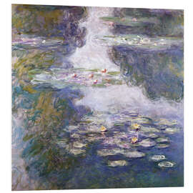 Foam board print Waterlilies, Nympheas