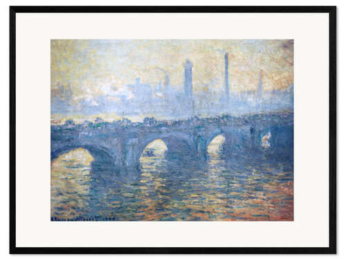 Framed art print Waterloo Bridge, London