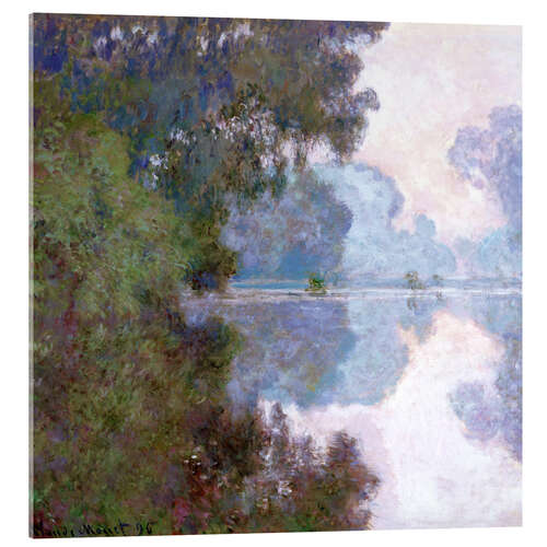 Acrylic print Morning on the Seine