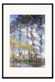 Gerahmter Kunstdruck Die Pappeln
