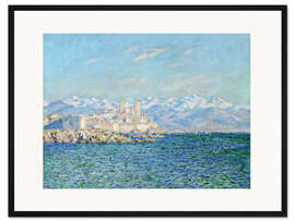 Gerahmter Kunstdruck Fort in Antibes - Claude Monet