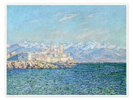 Póster  Fort en Antibes - Claude Monet
