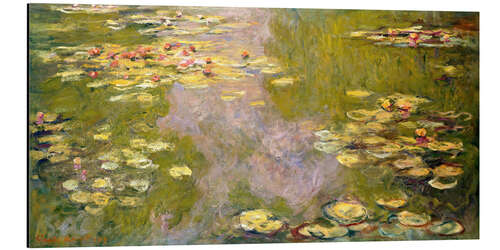 Aluminium print The Water-Lily Pond (left panel)