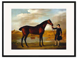 Inramat konsttryck Horse of the Duke of Marlborough