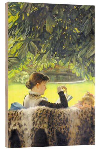 Tableau en bois Tranquillité