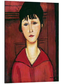 Magnettafel Kopf eines jungen Mädchens