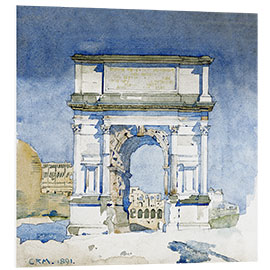 Foam board print Arch of the Titus in Rome