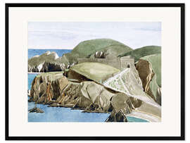 Stampa artistica con cornice The Road Through the Rocks