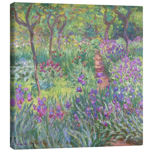 Canvas print The Artist's Garden at Giverny, 1900