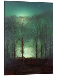 Magnettafel Gestalt im Mondschein