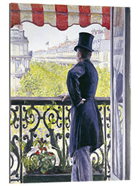 Gallery print Man on a Balcony, Boulevard Haussmann