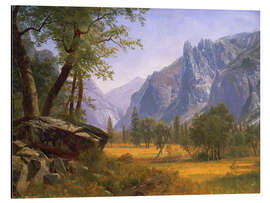 Aluminium print Yosemite Valley