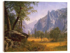 Holzbild Yosemite Valley